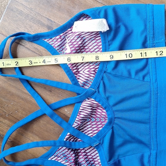 Nike Women's Multicolor Geometric Sports Bra Size L - Picture 10 of 11